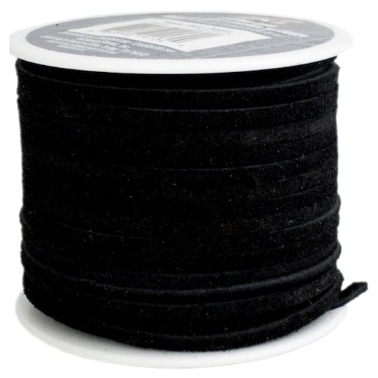 6 Pack: 1/8" Suede Leather Lace Trim by ArtMinds
